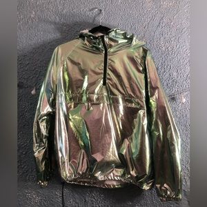 Silver Chrome Running Jacket